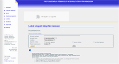 Desktop Screenshot of linlib.hu